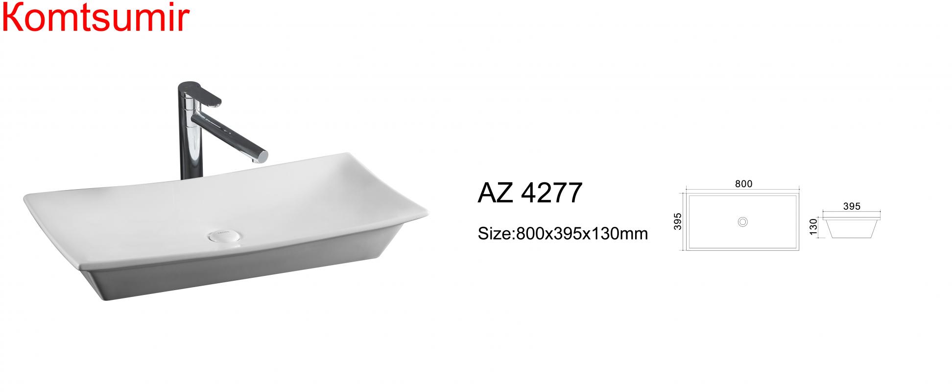 Раковина Trend 80*39,5*13 см., белая (AZ-4277)