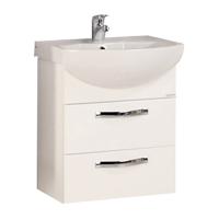 Тумба под раковину AQUATON Ария 50 М, подвесная, белая(1A140001AA010)