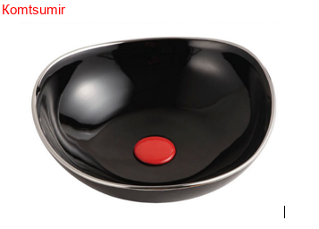 Раковина Trend ультратонкая 47,5 *47,5 *12 см черная глянец (XML4031)