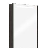 Зеркало - шкаф AQUATON СИЛЬВА 50 с подсветкой, Дуб Макиато (1A215502SIW5L)