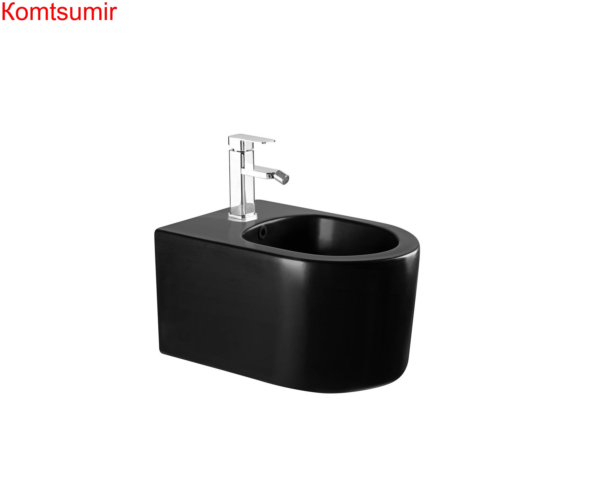 Биде подвесное AQUATEK МИЯ AQ1004-MB, 490*370*300 мм, цвет черный матовый