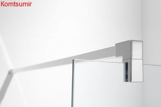 Aquatek Душевая перегородка Walk in с держателем 200х100, хром