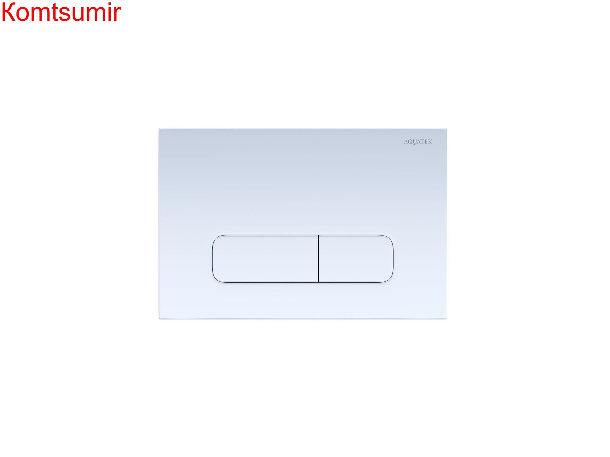 Панель смыва Aquatek Белая (клавиши прямоугольные) KDI-0000013