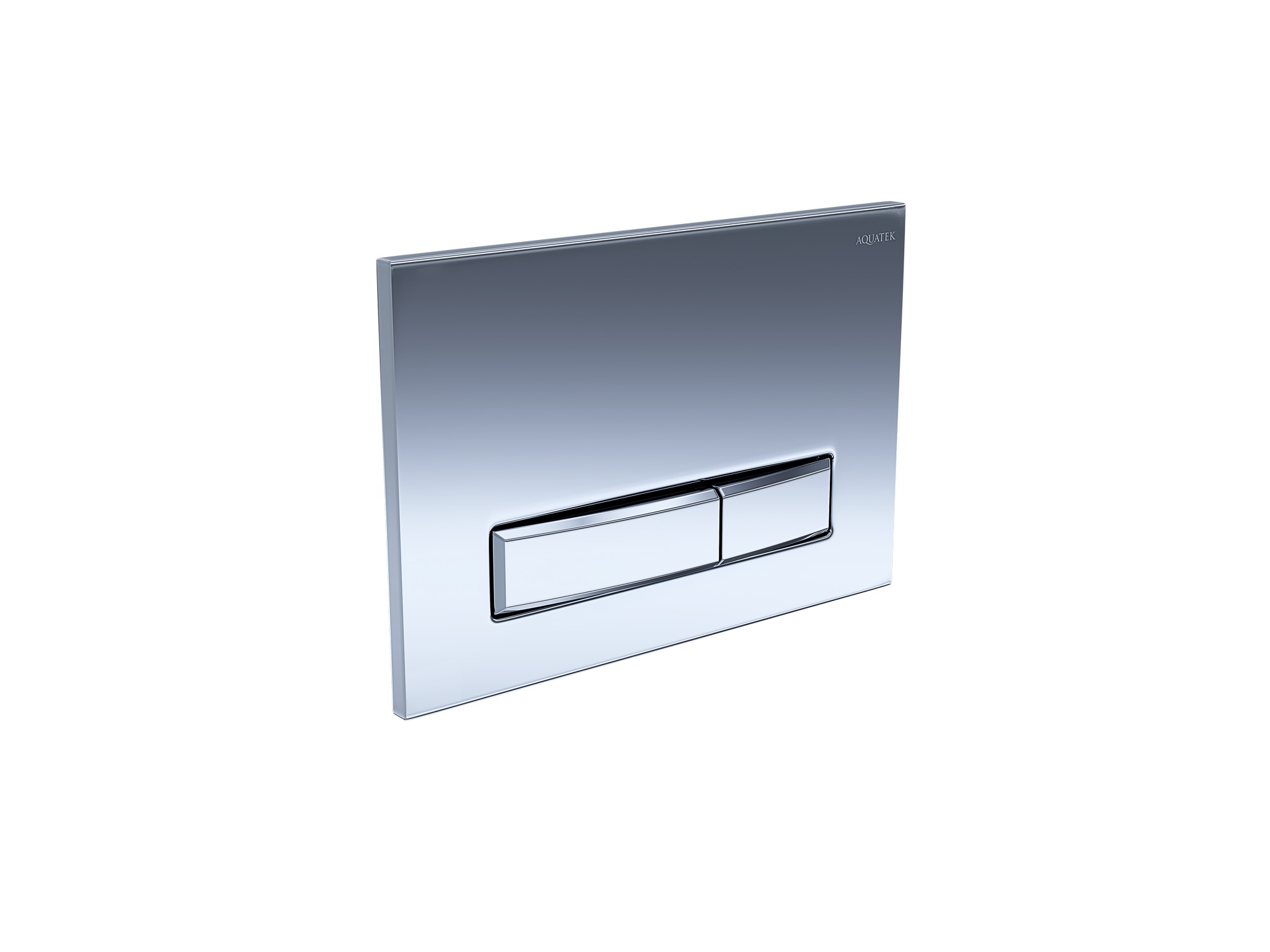 Панель смыва Aquatek Slim Хром глянец (клавиши прямоугольные) KDI-0000023