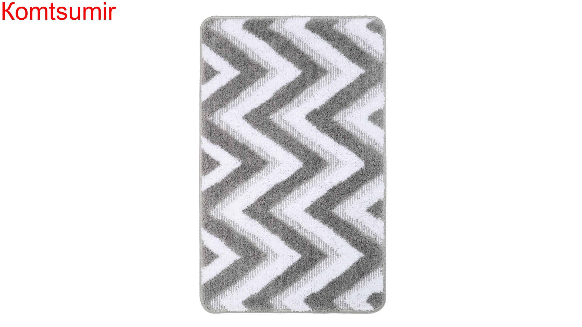 Коврик для ванной Fixsen River 1-ый, FX-5004K, серый, 50х80 см.