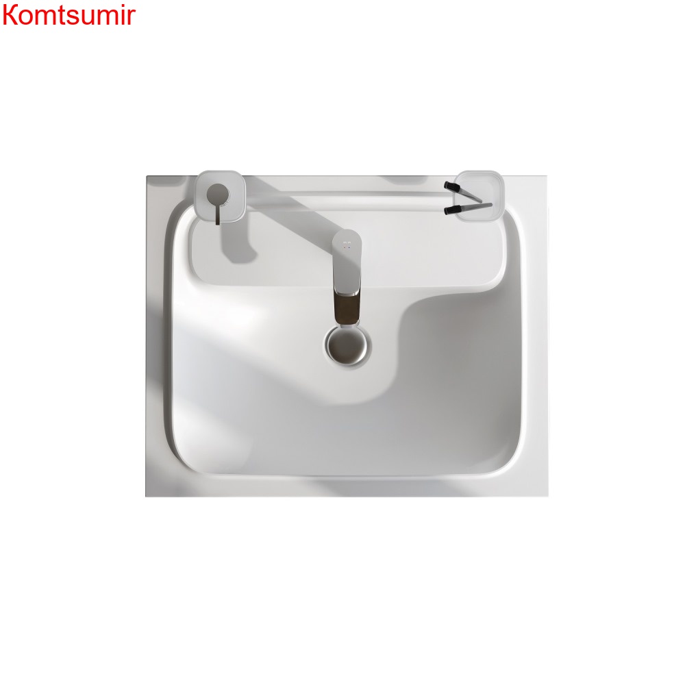 M8FWPC0600WM Func, Раковина мебельная, литьевой мрамор, 60 см, цвет белый матовый