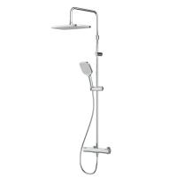 AM.PM F078F400 Func, душ. система: см-ль д/душа с ТМС, душ.штанга, верхн. душ квадр., ручн.душ, хром