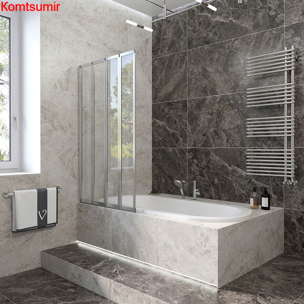 Шторка на ванну Veconi PL-74L 120*150 Шторка на ванну Veconi PL-74L 120*150