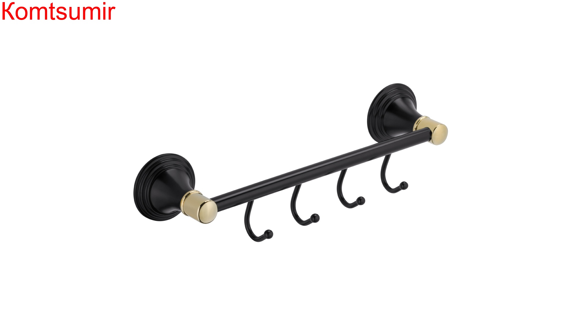 Планка 4 крючка Fixsen Luksor  FX-71605-4B