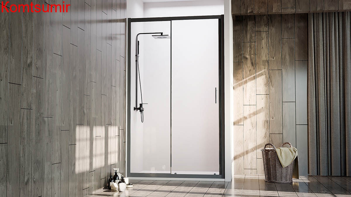 Душевая дверь Veconi Vianno VN-72B, 1000x1900, черный, стекло прозрачное Душевая дверь Veconi Vianno VN-72B, 1000x1900, черный, стекло прозрачное