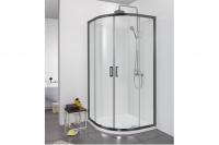 Aquatek Душевой уголок 1/4 круга, двери раздвижные 200х90x90, черный матовый Aquatek Душевой уголок 1/4 круга, двери раздвижные 200х90x90, черный матовый