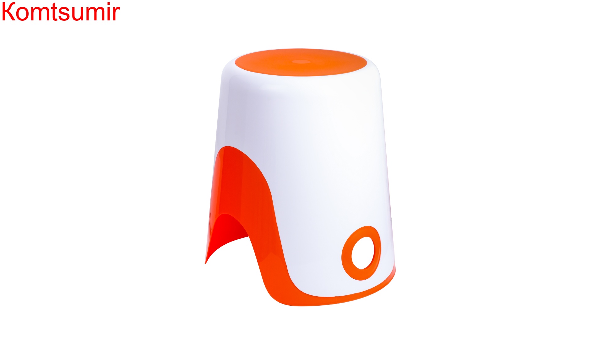 Корзина для белья 2в1 Fixsen Wendy  FX-7073-93 оранжевая