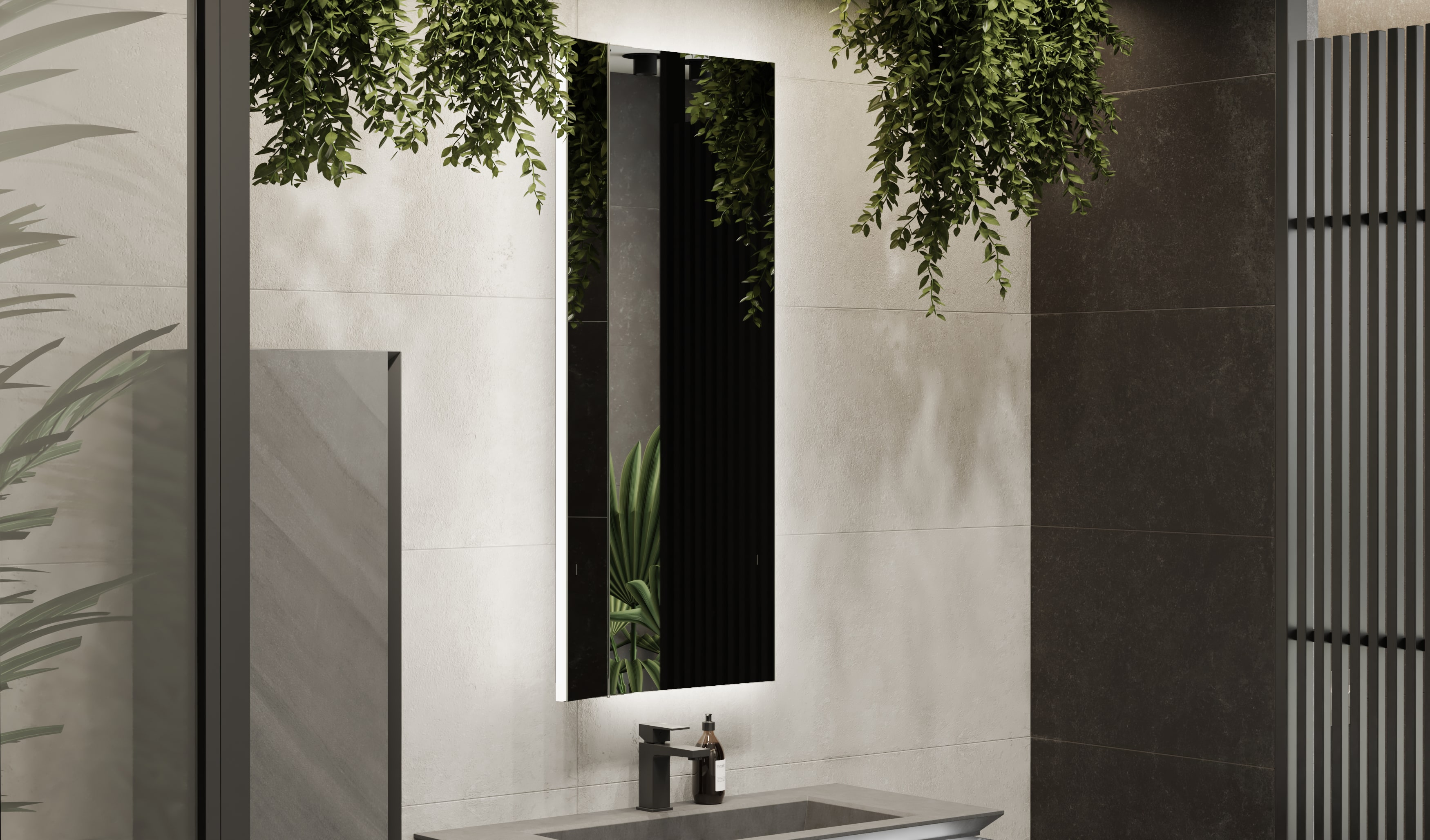 Зеркало со створкой Incline 53