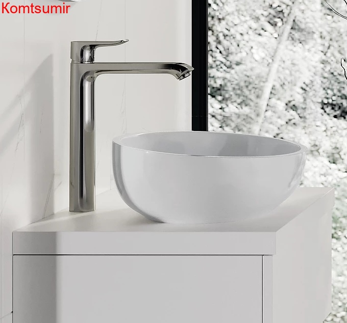 Раковина Sanita Luxe Ringo Cut, накладная, белая (RNGSLWB01C)