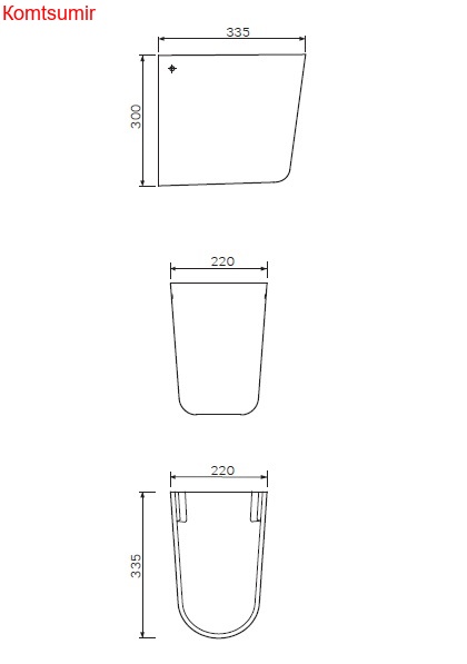 C804970WH Like полупьедестал
