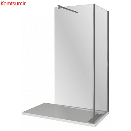 Душевое ограждение Good Door Walk In SP+P-80-C-CH, 80х195, 6 мм