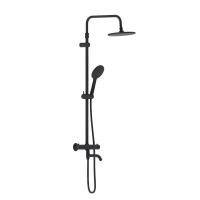 Damixa 977810300 Jupiter душевая система со смесителем ТМС, ванна/душ, чёрный