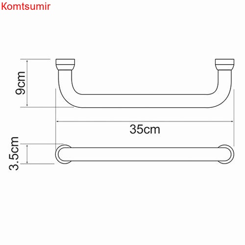 WasserKRAFT K-1066 Поручень для ванны