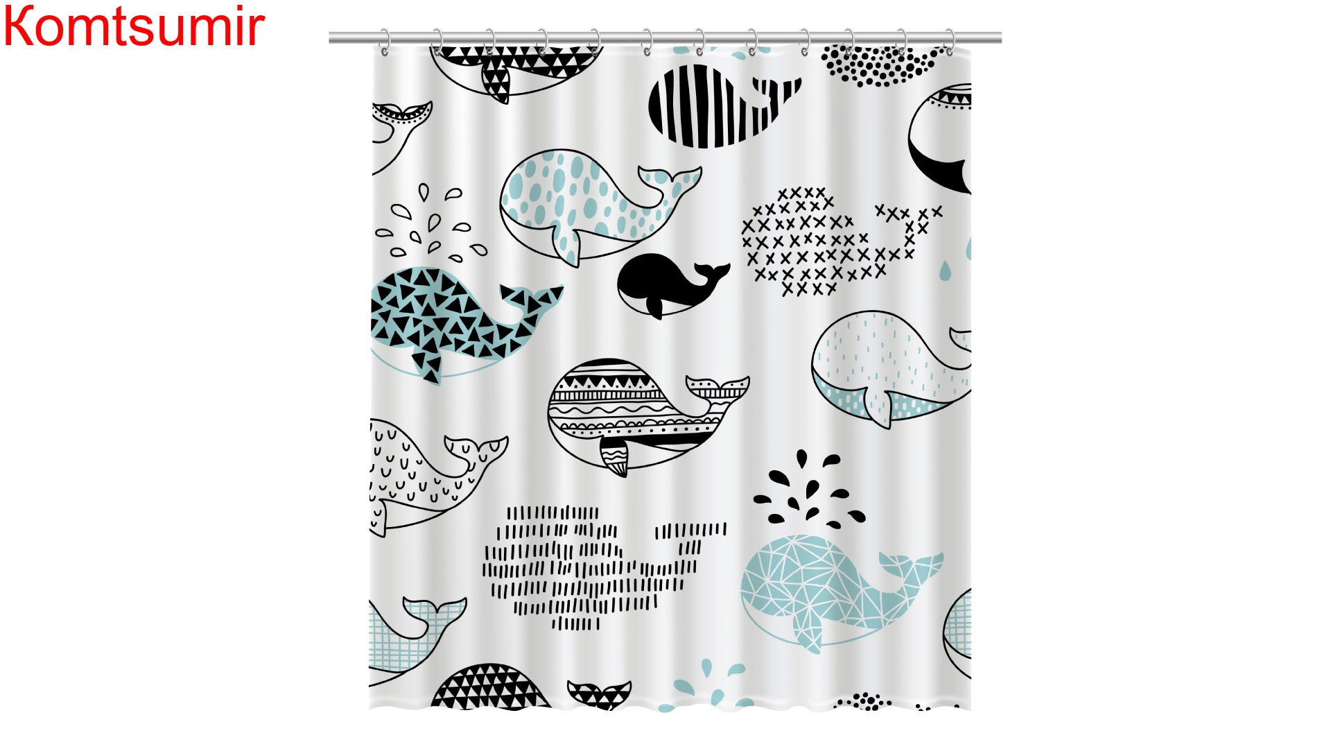 Штора для ванной Fixsen Flux, FX-2511