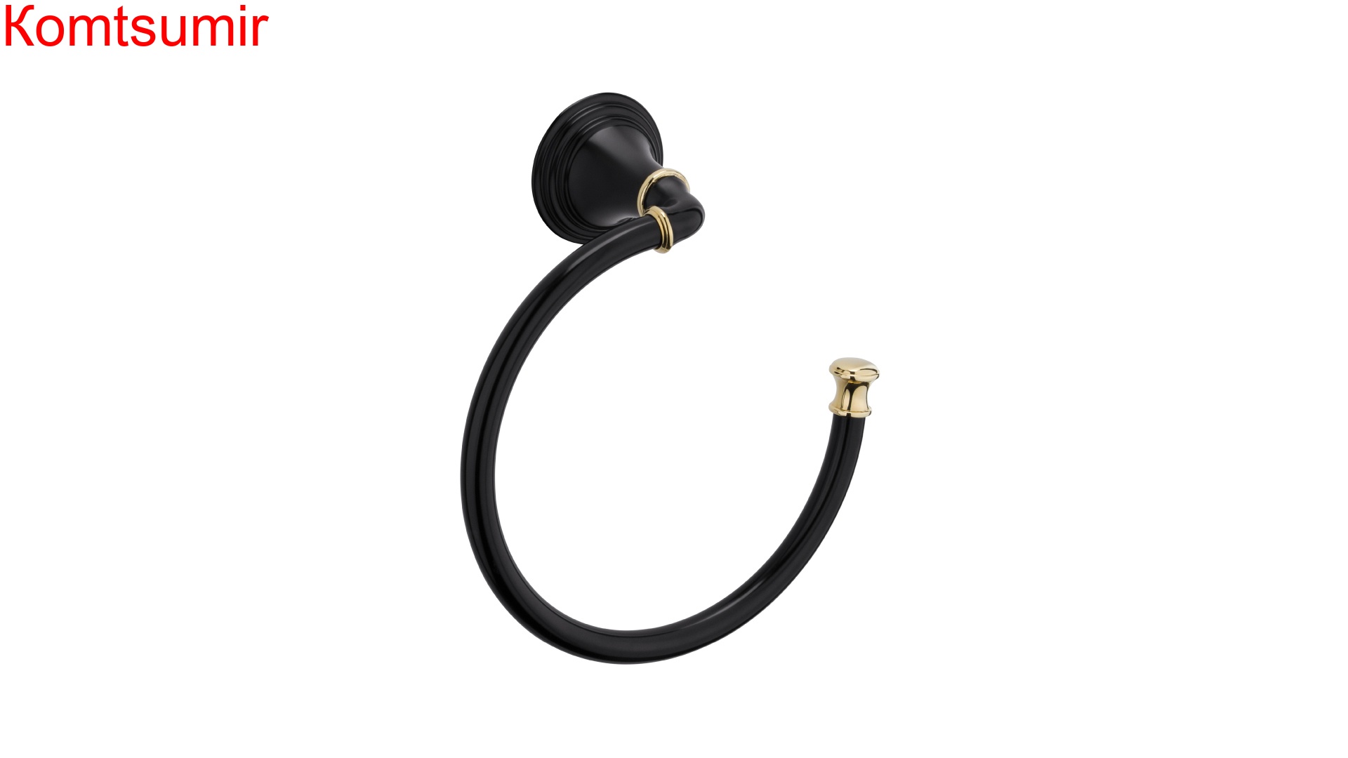 Полотенцедержатель полукольцо Fixsen Luksor FX-71611B