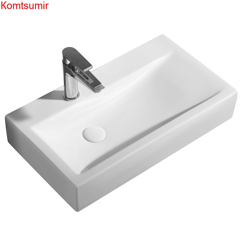 Раковина Azario 66х37.5х12.5 накладная, белая (AZ-4310)