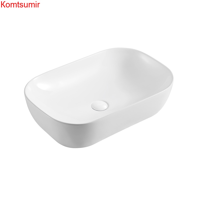 Раковина Azario 600х400х145 накладная, белый глянец (AZ-2143P)