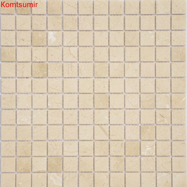 Мозаика Caramelle Mosaic Crema Marfil MAT 23x23x4