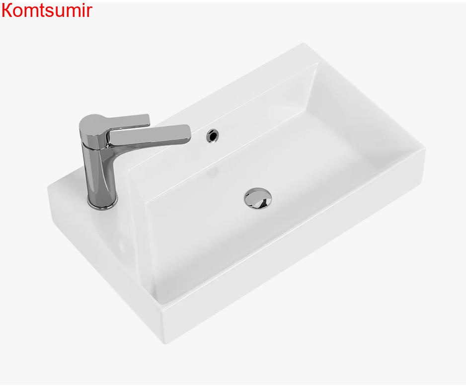 Слим Синерджи, 55 см, мебельный умывальник, керамический  Слим Синерджи, 55 см, мебельный умывальник, керамический