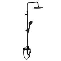 Damixa 977740300 Jupiter душевая система с ванно-душевым смесителем, черный