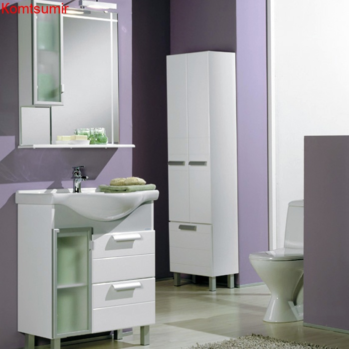 Пенал напольный AQUATON Альтаир с бельевой корзиной, белый (1A041803AR010)