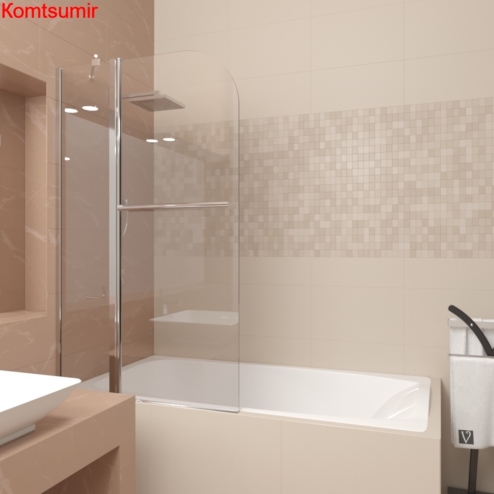 Шторка на ванну Veconi PL-81 90*150