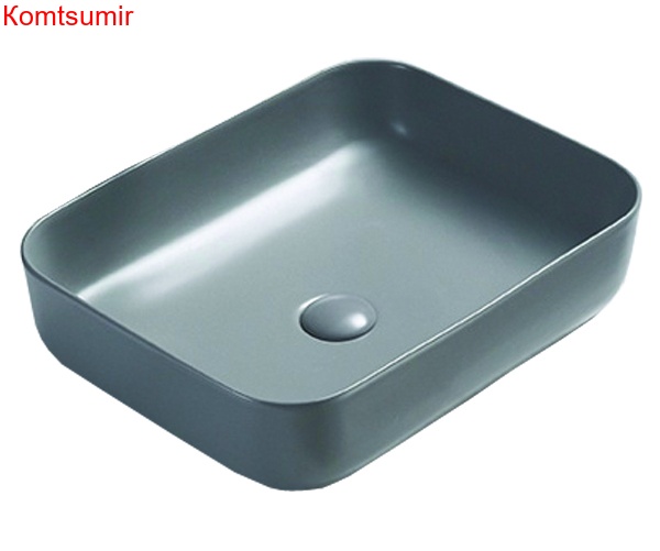 Раковина Azario накладная 500х390х130 цвет светло-серый матовый (AZ-78109MH)