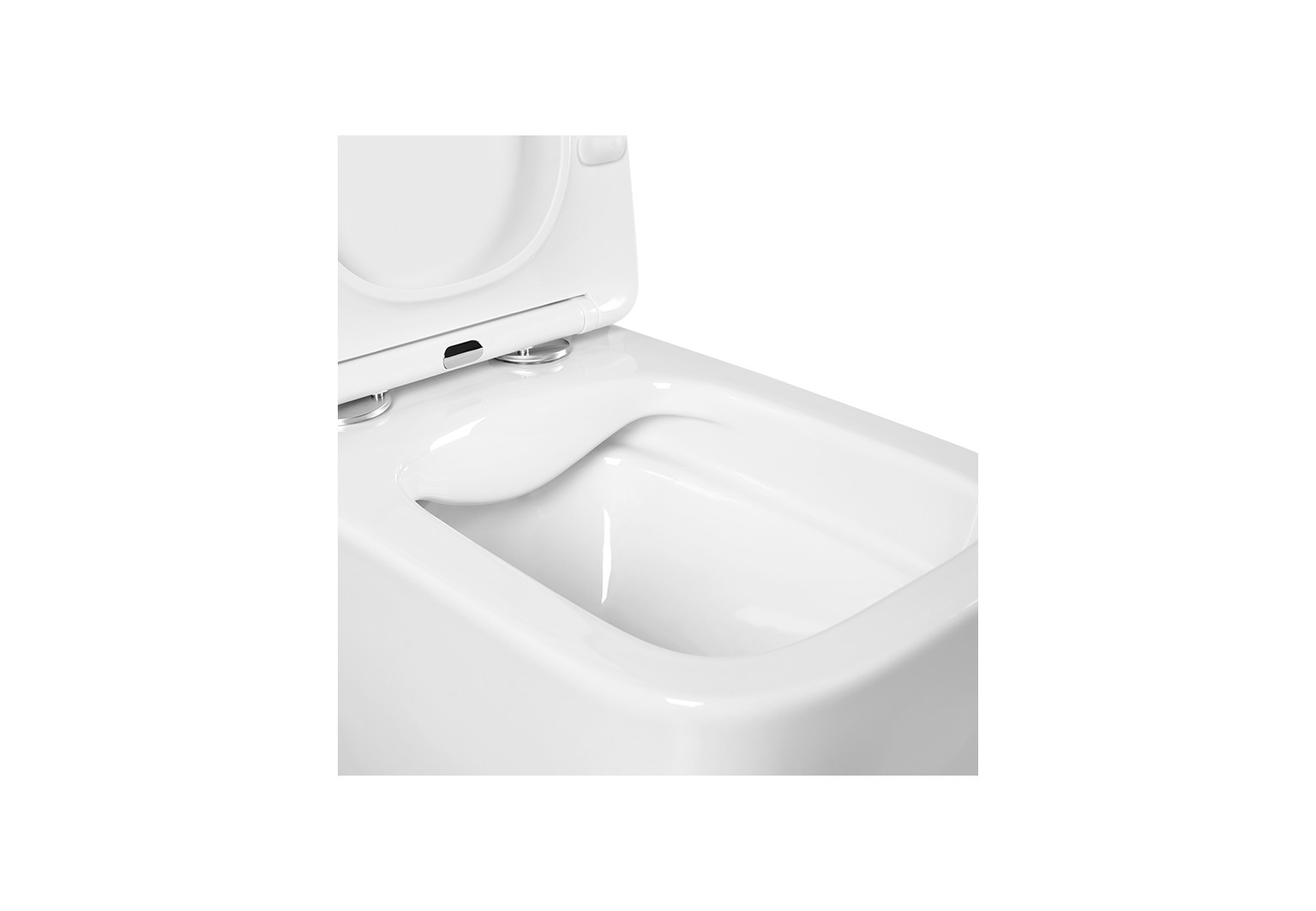 Унитаз-компакт подвесной безободковый AQUATEK ЛИБРА New AQ1148N-00 495*350*260 мм, горизонтальный выпуск, тонкое сиденье с механизмом плавного закрывания, крепеж