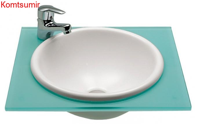 Раковина встраиваемая сверху Roca Foro 40х40х18, керамика, цвет Белый (7.3278.7.200.0)