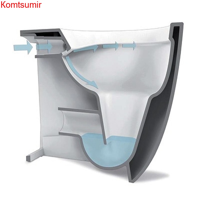 Унитаз подвесной Simas Lante 385х530х310 безободковый "Rimless" цвет белый (LA18bi rimless)