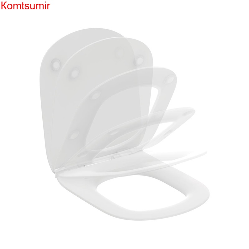 Крышка-сиденье для унитаза Ideal Standard TESI Silk White тонкое, цвет белый шелк (T3527V1)