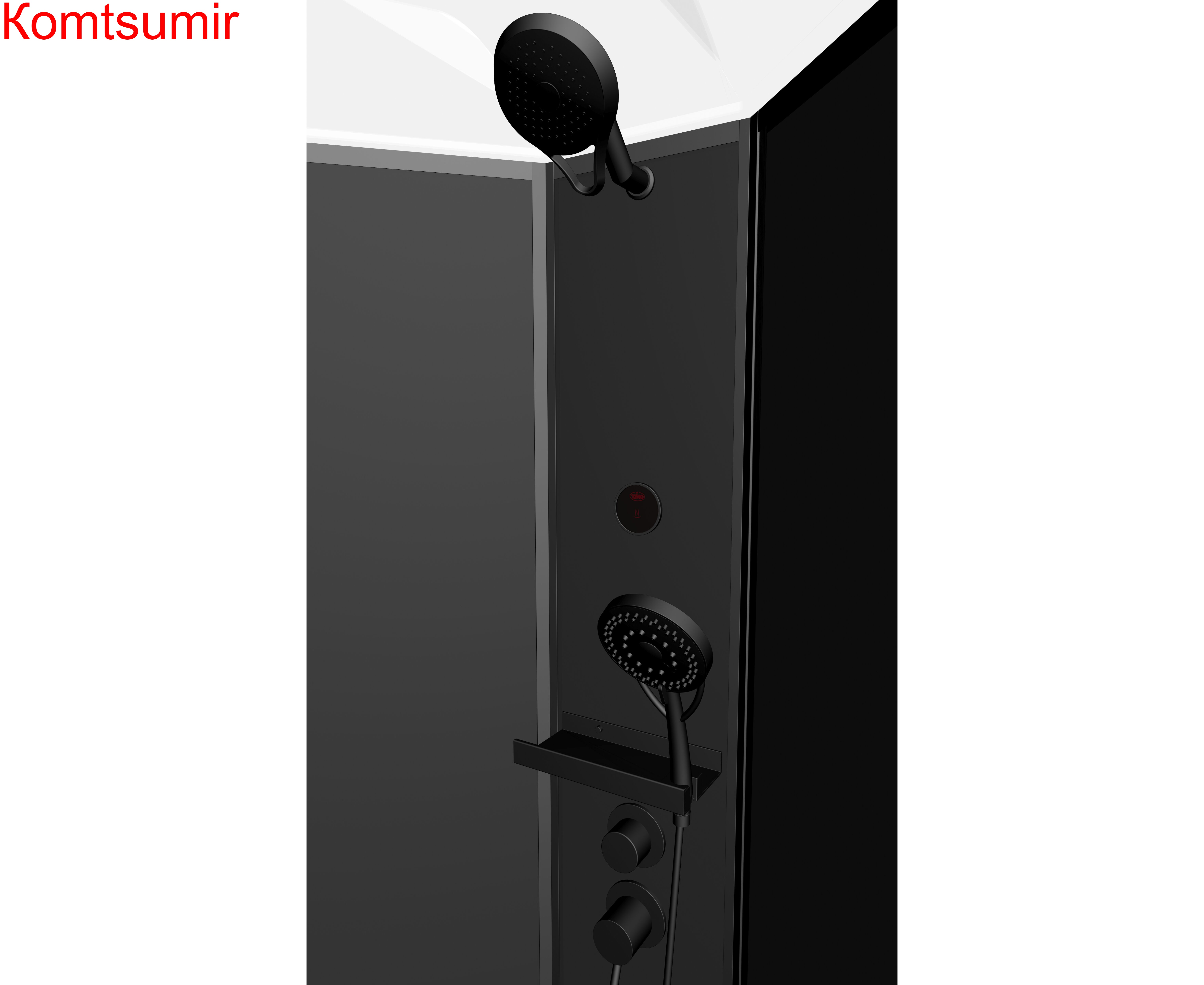 Timo Premium ILMA Black 909 душевая кабина (90*90*222) Timo Premium ILMA Black 909 душевая кабина (90*90*222)