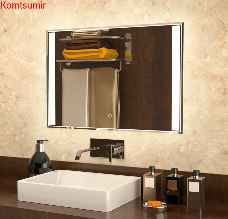 Зеркало AZARIO Bon 800*600, влагостойкое, с подсветкой Зеркало AZARIO Bon 800*600, влагостойкое, с подсветкой