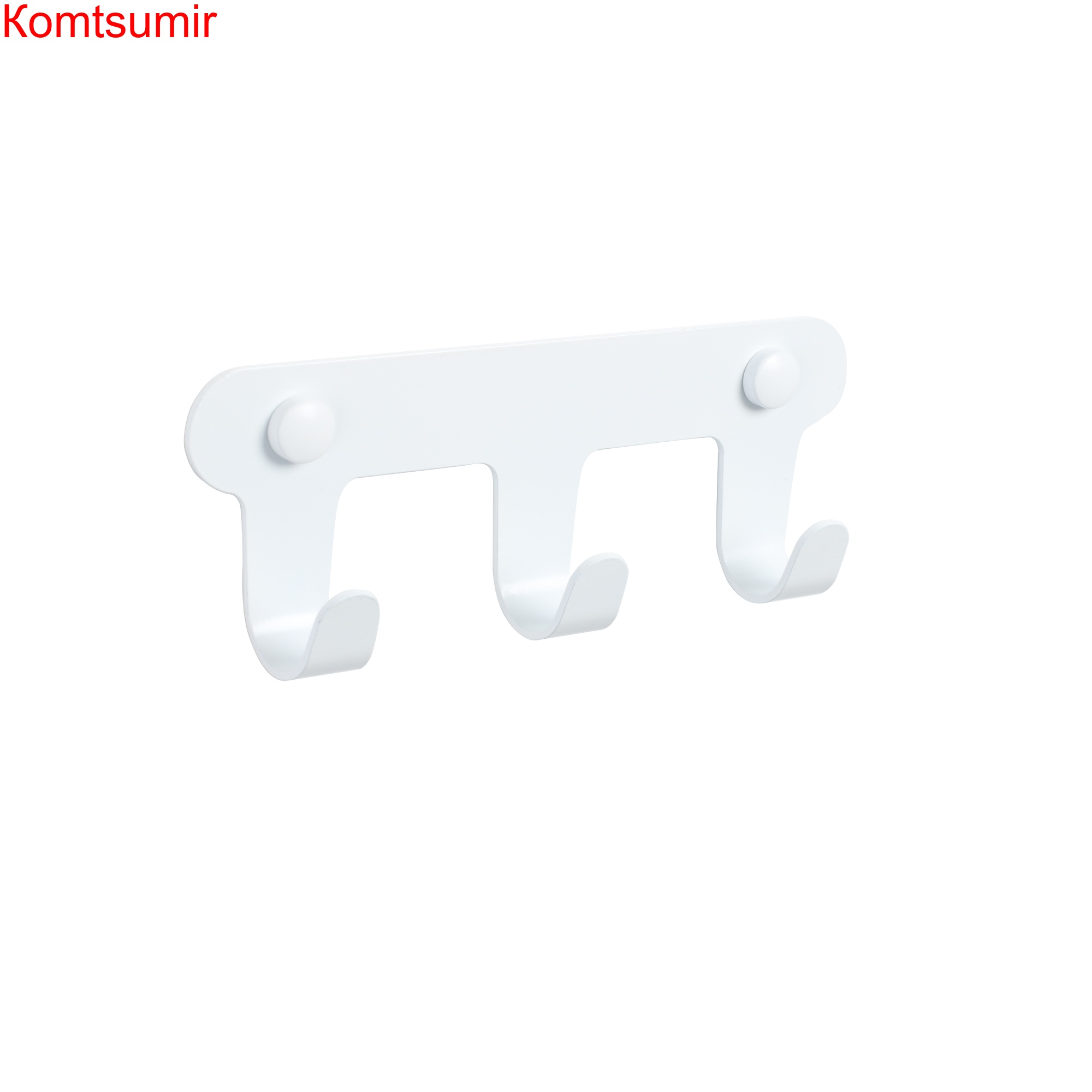 Планка 3 крючка Fixsen, FX-805W-3, белый