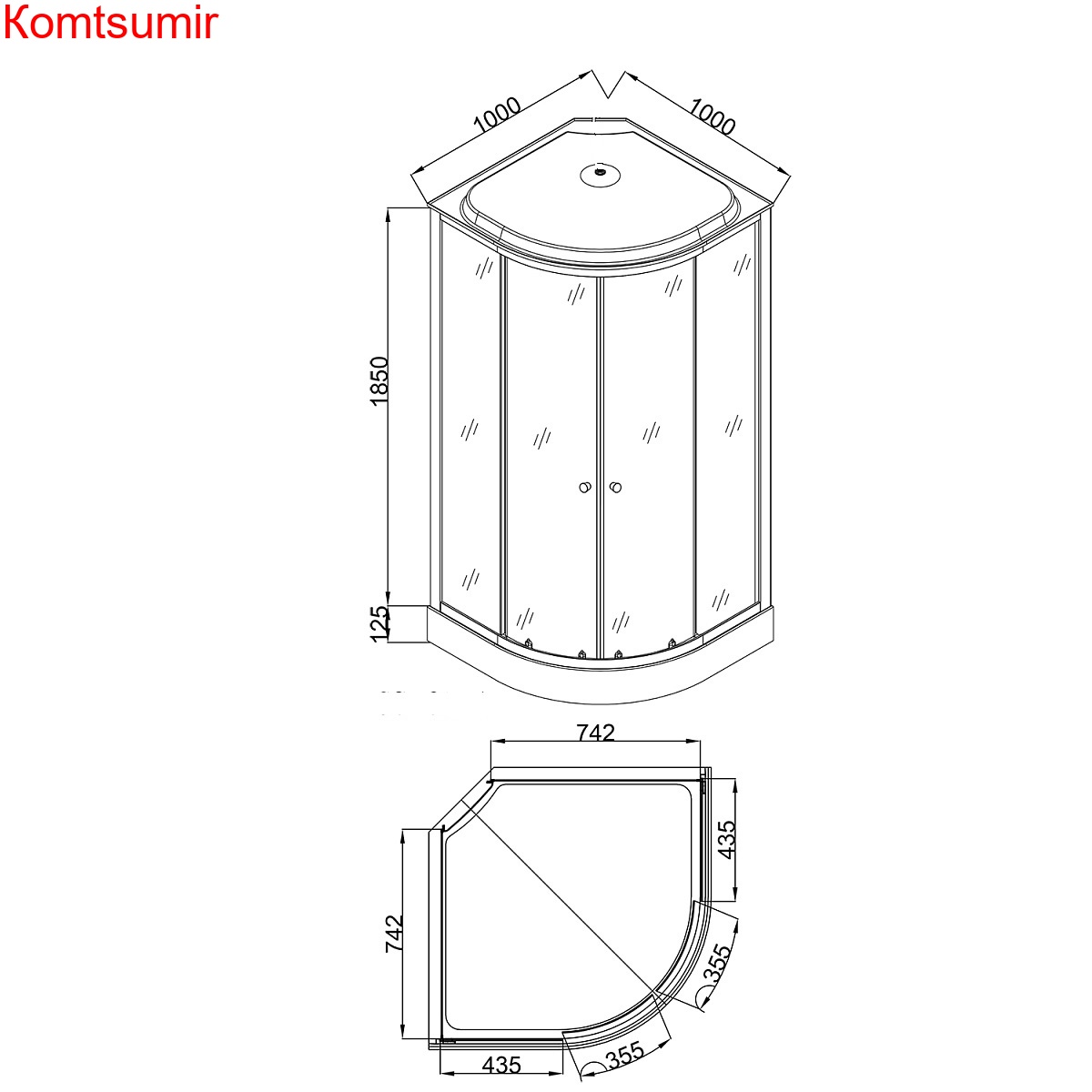 Душевая кабина Loranto 100x100x215 поддон 13 см, 4 мм прозрачное стекло с рисунком "мозайка" (CS-1000-13ТМ/М) Душевая кабина Loranto 100x100x215 поддон 13 см, 4 мм прозрачное стекло с рисунком "мозайка" (CS-1000-13ТМ/М)