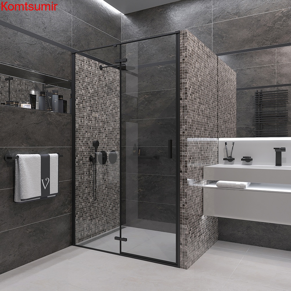 Душевая дверь Veconi Vianno VN-73B, 800x1950, черный, стекло прозрачное Душевая дверь Veconi Vianno VN-73B, 800x1950, черный, стекло прозрачное