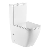 Унитаз напольный Azario LEVANTO 620x380x830 безободковый в комплекте cо смывным механизмом Geberit и сиденьем микролифт (AZ-1228A-G)