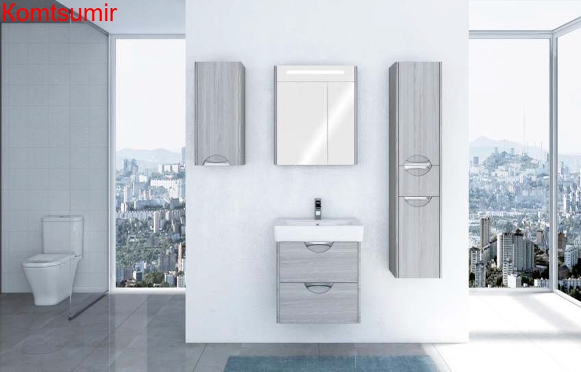 Шкаф AQUATON СИЛЬВА подвесной, левый, Дуб Фьорд (1A215703SIW6L) Шкаф AQUATON СИЛЬВА подвесной, левый, Дуб Фьорд (1A215703SIW6L)