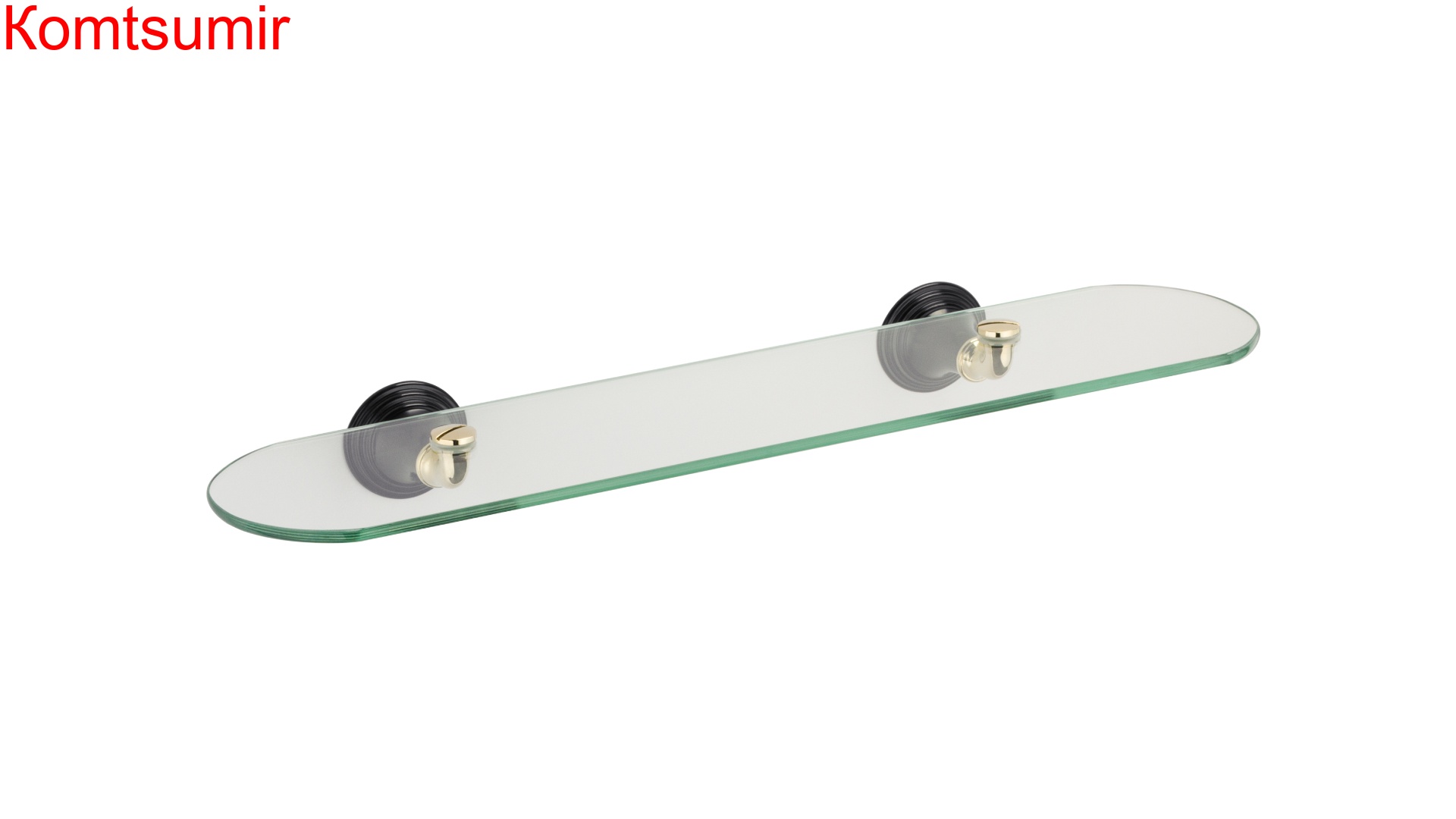 Полка стеклянная Fixsen Luksor FX-71603B
