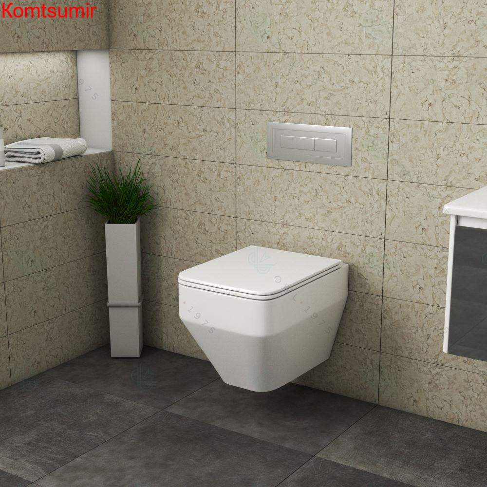 OWLT190601 Унитаз подвесной безободковый OWL Eld Ruta-H с сиденьем DP микролифт