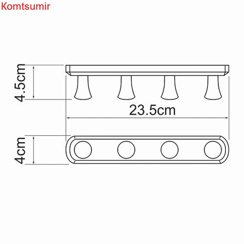 WasserKRAFT K-1074 Кронштейн настенный