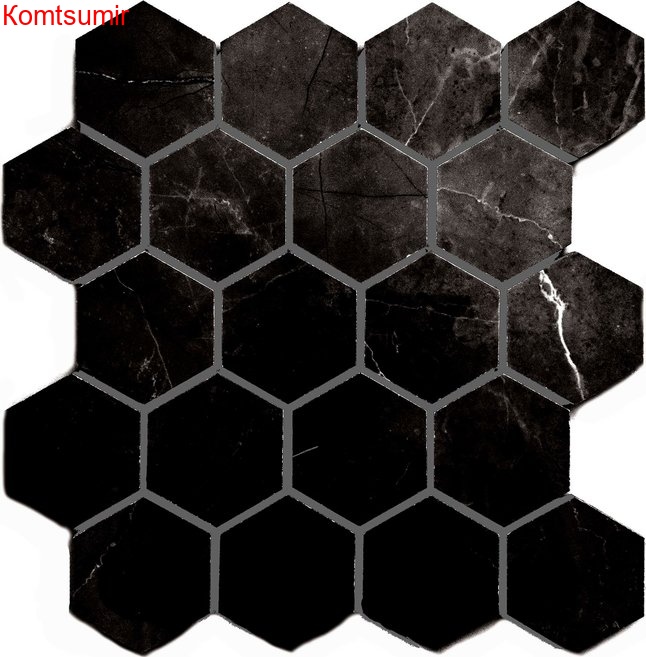 Мозаика Caramelle Mosaic Marrone oriente полированная гексагон Мозаика Caramelle Mosaic Marrone oriente полированная гексагон