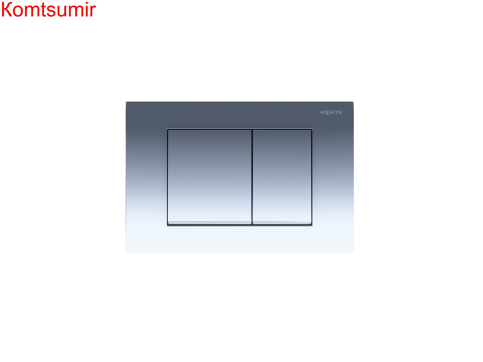 Панель смыва Aquatek Хром глянец (клавиши квадрат) KDI-0000010