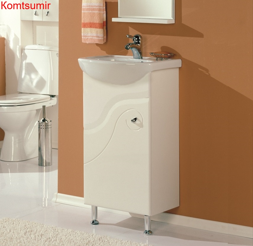 Тумба под раковину AQUATON КОЛИБРИ-45 напольная, левая, белая (1A065201KO01L) Тумба под раковину AQUATON КОЛИБРИ-45 напольная, левая, белая (1A065201KO01L)