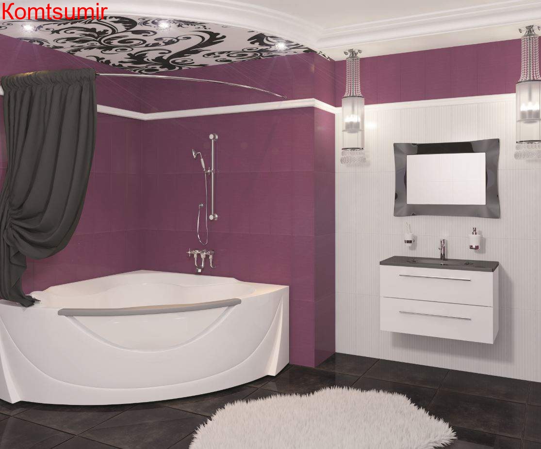 Акриловая ванна 1Marka Aima Design GRAND LUXE 155x155 Акриловая ванна 1Marka Aima Design GRAND LUXE 155x155